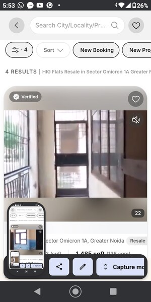 Floor Plan in 3 BHK Apartment at HIG Apartments, Omicron I Greater Noida – for Sale