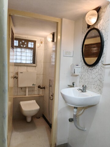 Bathroom in 2 BHK Apartment at Noble Apartments, Santacruz East – for Rent