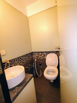 Bathroom in 2 BHK Apartment at Shilp Tower, Lower Parel – for Rent