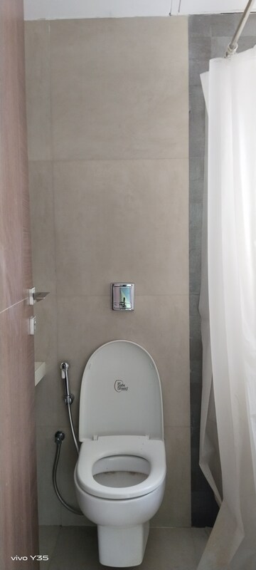 Bathroom in 2 BHK Apartment at JP Unity Tower, Lower Parel – for Rent
