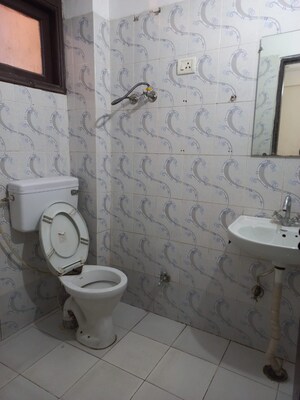 Bathroom in 1 BHK Builder Floor at Ignou Road – for Rent
