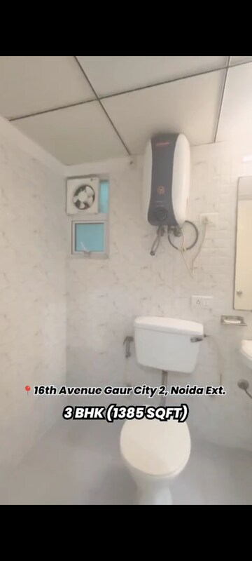 Bathroom in 3.5 BHK Apartment at Gaur City 2 - 16th Avenue, Sector 16c Greater Noida – for Sale