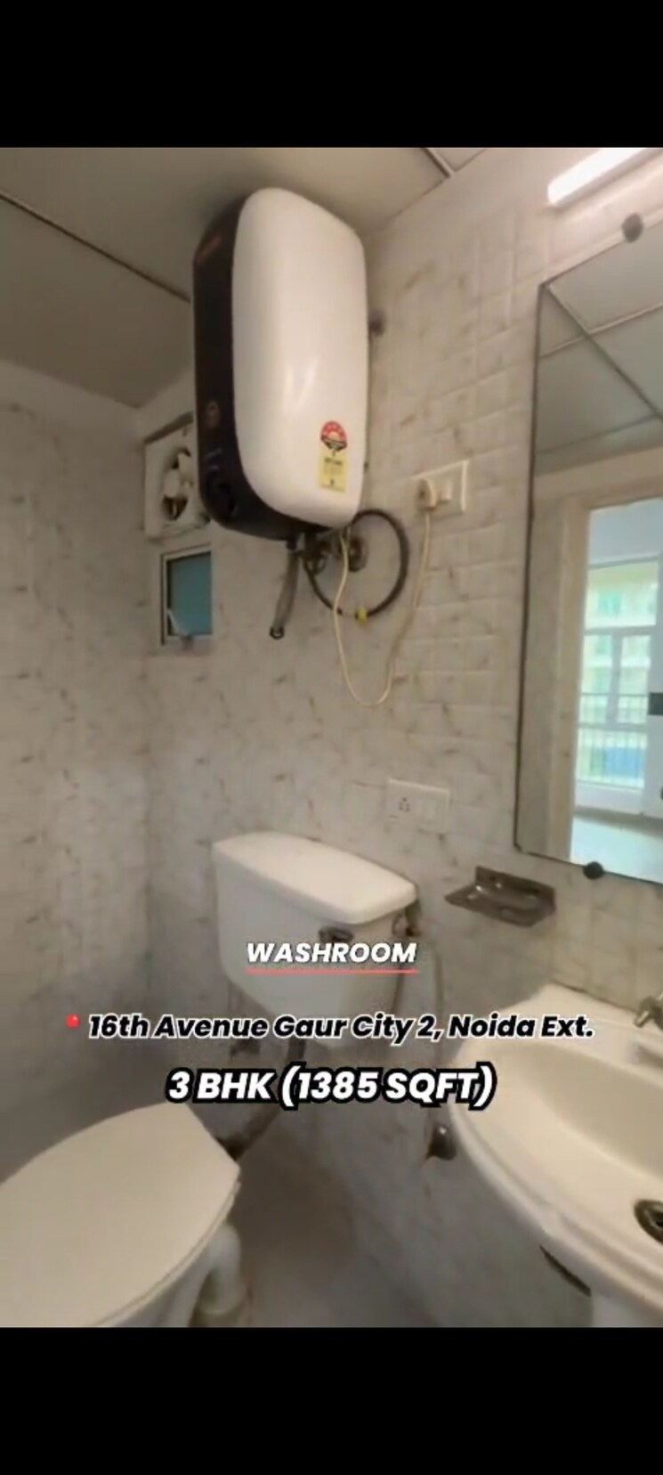 Bathroom, gaur-city-2-16th-avenue 3.5 Bedroom 1385 Sq.Ft. Apartment In Sector 16c Greater Noida Greater Noida 9244602