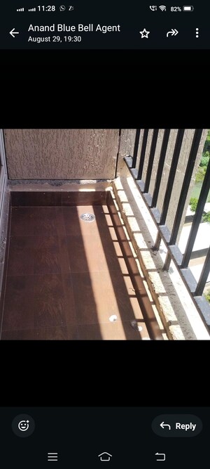 Balcony in 2 BHK Apartment at Vijay Orovia, Ghodbunder Road – for Rent