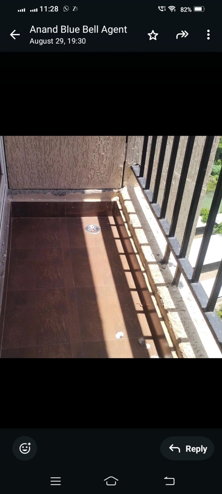 Balcony, vijay-orovia 2 Bedroom 680 Sq.Ft. Apartment In Ghodbunder Road Thane 9244625