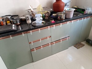 Kitchen in 1 BHK Apartment at Wadhwani Om Mangalam Chaitanya, Ravet – for Rent