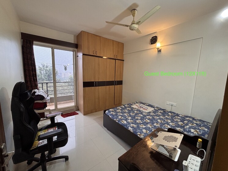 Bedroom, estella-gracious 3 Bedroom 1297 Sq.Ft. Apartment In Kudlu Gate Bangalore 9244713