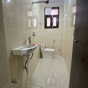 Bathroom in 1 BHK Builder Floor at Chattarpur – for Rent