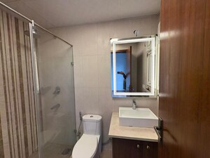 Bathroom in 3.5 BHK Apartment at Central Park Flower Valley Aqua Front Towers, Sohna Sector 33 – for Rent