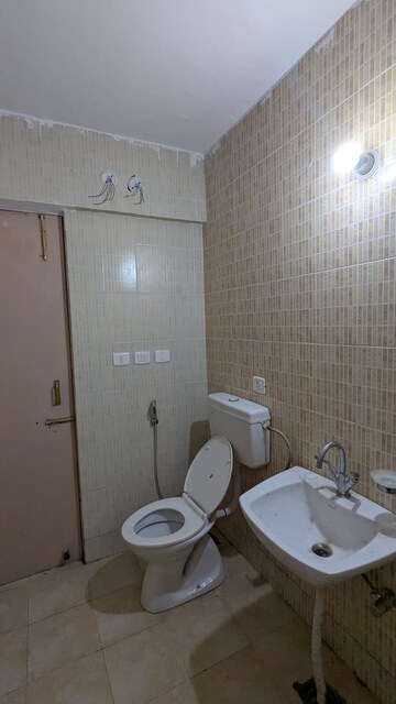 Bathroom in 2.5 BHK Apartment at UPAVP Ganga Yamuna And Hindon Enclave, Pratap Vihar – for Rent