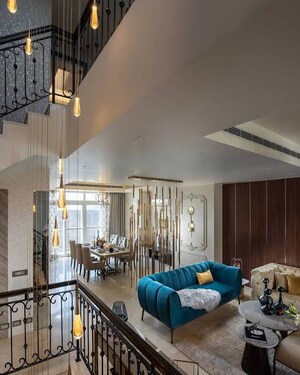 Living Room in 6+ BHK Villa at Emaar Marbella, Sector 66 – for Rent