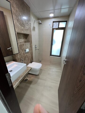 Bathroom in 2 BHK Apartment at Chandak Cornerstone, Worli – for Rent