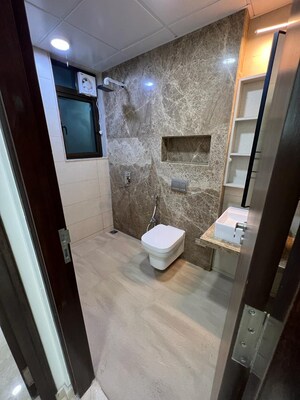 Bathroom in 2 BHK Apartment at Chandak Cornerstone, Worli – for Rent