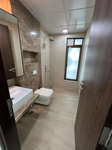 Bathroom in 2 BHK Apartment at Chandak Cornerstone, Worli – for Rent