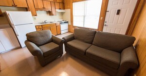 Living Room in 1 BHK Apartment at Bharat Vihar  – for Rent