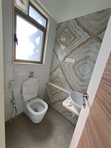 Bathroom in 2 BHK Apartment at Chandak Cornerstone, Worli – for Rent