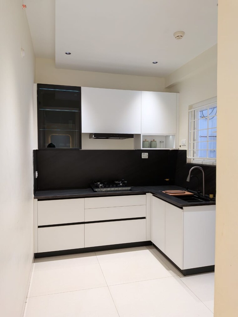 Kitchen, my-home-sayuk 2.5 Bedroom 1573 Sq.Ft. Apartment In Tellapur Hyderabad 9244827