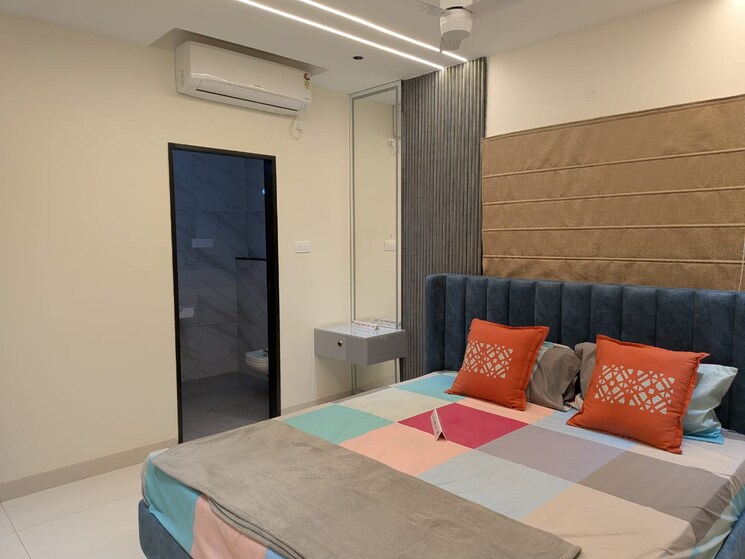 Bedroom, my-home-sayuk 2.5 Bedroom 1573 Sq.Ft. Apartment In Tellapur Hyderabad 9244827