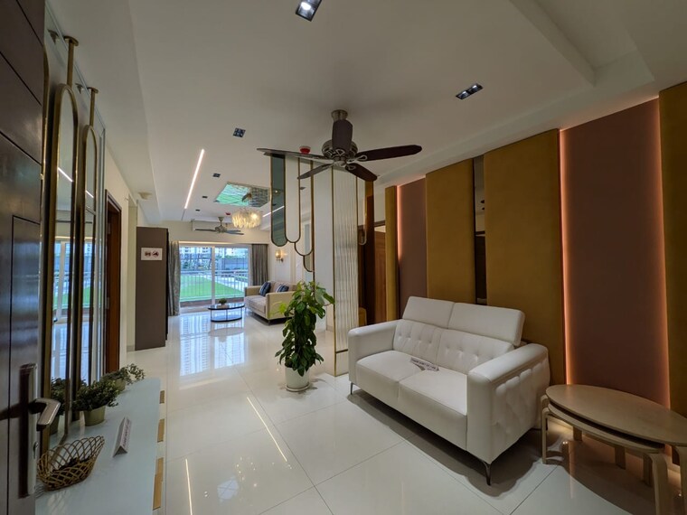 Living Room, my-home-sayuk 2.5 Bedroom 1573 Sq.Ft. Apartment In Tellapur Hyderabad 9244827