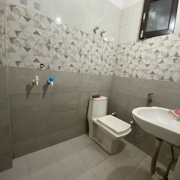 Bathroom in 2 BHK Builder Floor at Chattarpur – for Rent