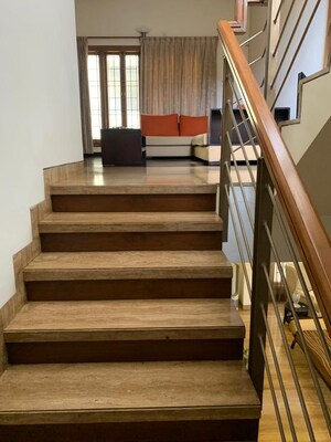 Staircase in 6 BHK Villa at San Diego, Koramangala – for Rent