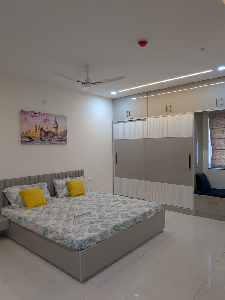 Bedroom, my-home-sayuk 3 Bedroom 2262 Sq.Ft. Apartment In Tellapur Hyderabad 9244948