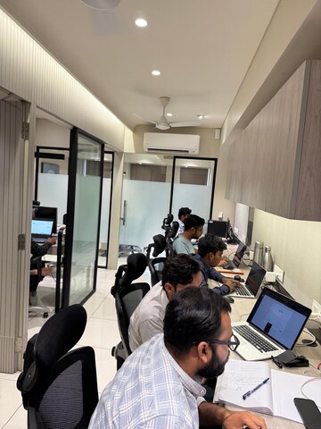 Team Area in  Office Space at Zion Z One, Bodakdev – for Rent