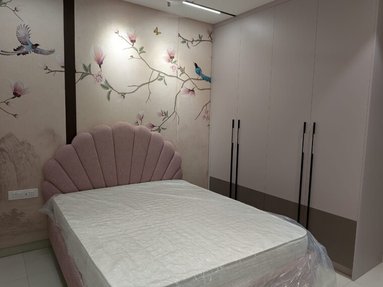 Bedroom, my-home-sayuk 3 Bedroom 1926 Sq.Ft. Apartment In Tellapur Hyderabad 9245133