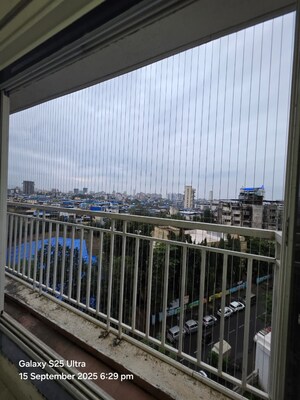 Balcony in 2 BHK Apartment at Archstone Infinity Tower, Kopar Khairane – for Rent