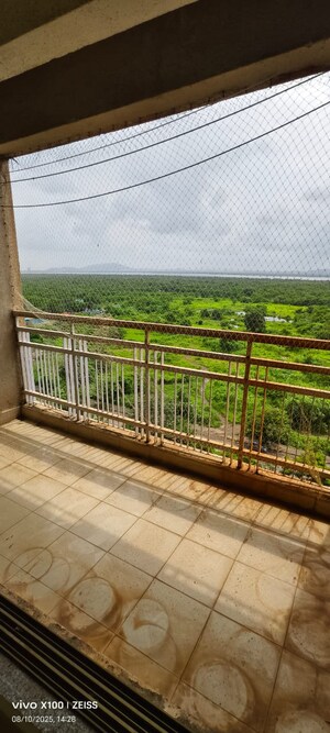 Balcony in 2 BHK Apartment at Skylark Apartments, Ghansoli Sector 15 – for Rent