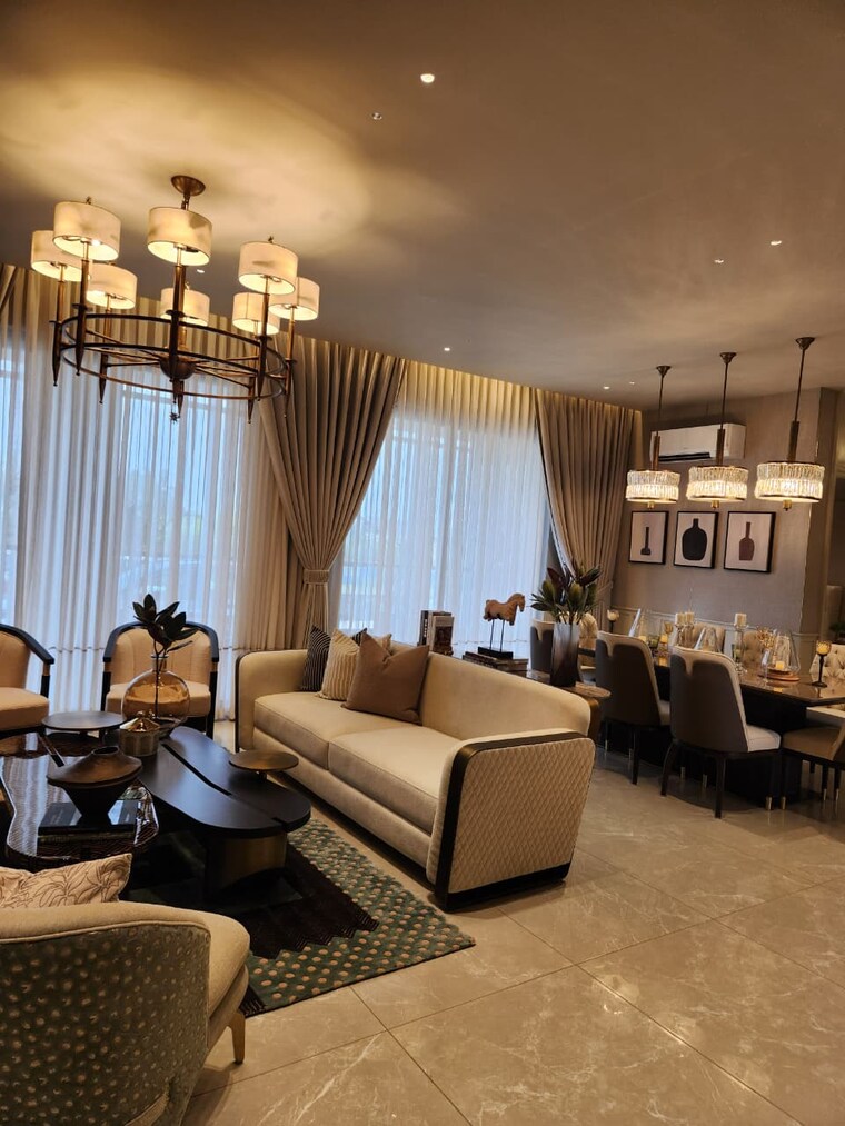 Living Room, affinity-belgravia 3 Bedroom 2150 Sq.Ft. Apartment In Bir Chhat Chandigarh 9245255