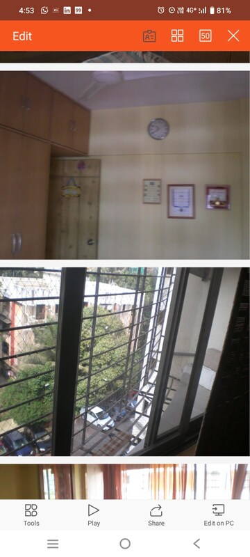 Balcony in 2 BHK Apartment at Kingston Palace, Malad West – for Rent
