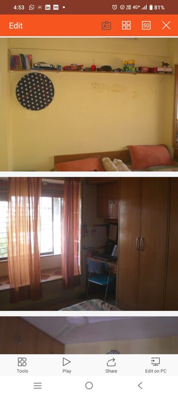 Bedroom in 2 BHK Apartment at Kingston Palace, Malad West – for Rent