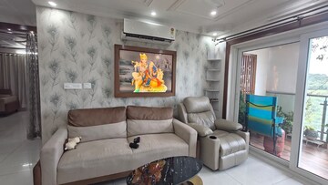 Living Room in 3 BHK Apartment at Sumadhura Acropolis, Gachibowli – for Rent