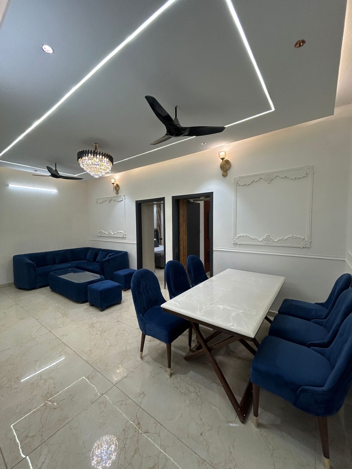 3 BHK + Servant Room,Study Room,Extra Room Apartment For Sale in Santosh Homes