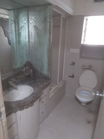 Bathroom in 3 BHK Apartment at Khar West – for Rent