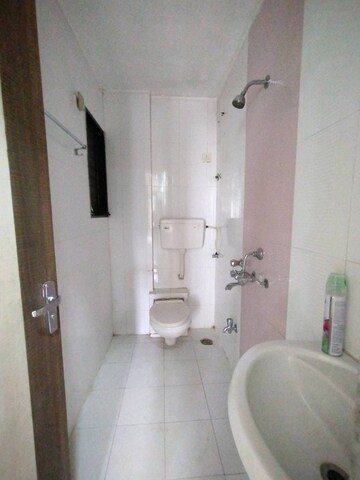 Bathroom in 1 BHK Apartment at SSB Ashok Nagar, Balkum Pada – for Rent
