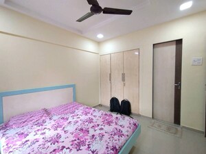 Bedroom in 1 BHK Apartment at SSB Ashok Nagar, Balkum Pada – for Rent