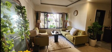 Living Room in 2 BHK Apartment at Grenville CHS, Andheri West – for Rent