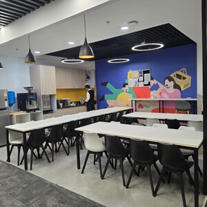 Team Area in  Co-working Space at Milestone 32nd Avenue, Jalvayu Vihar – for Rent