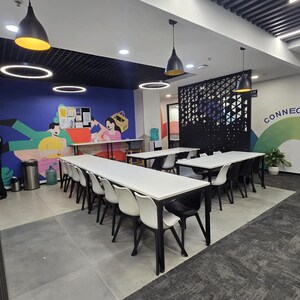 Team Area in  Co-working Space at Milestone 32nd Avenue, Jalvayu Vihar – for Rent