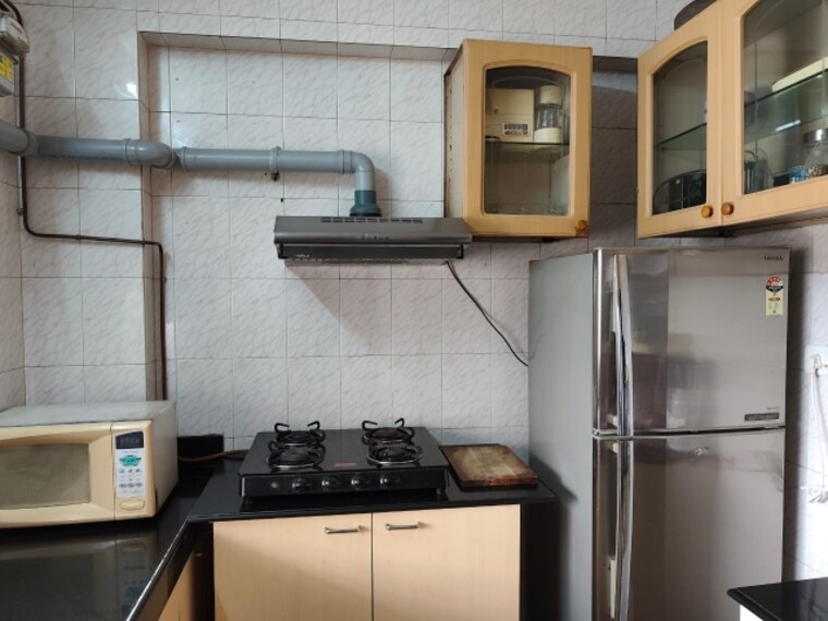 Kitchen, silver-nook-chs 3 Bedroom 1000 Sq.Ft. Apartment In Santacruz East Mumbai 9245547