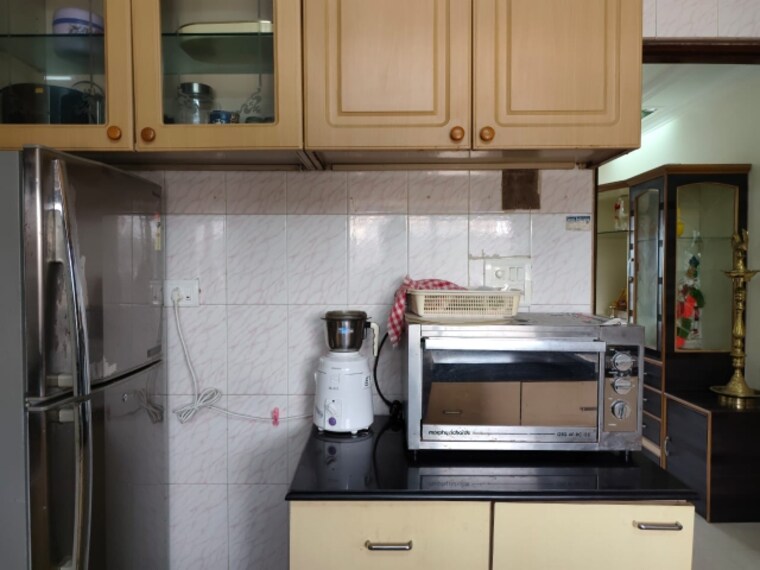 Kitchen, silver-nook-chs 3 Bedroom 1000 Sq.Ft. Apartment In Santacruz East Mumbai 9245547