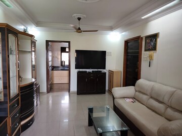 Living Room in 3 BHK Apartment at Silver Nook CHS, Santacruz East – for Rent