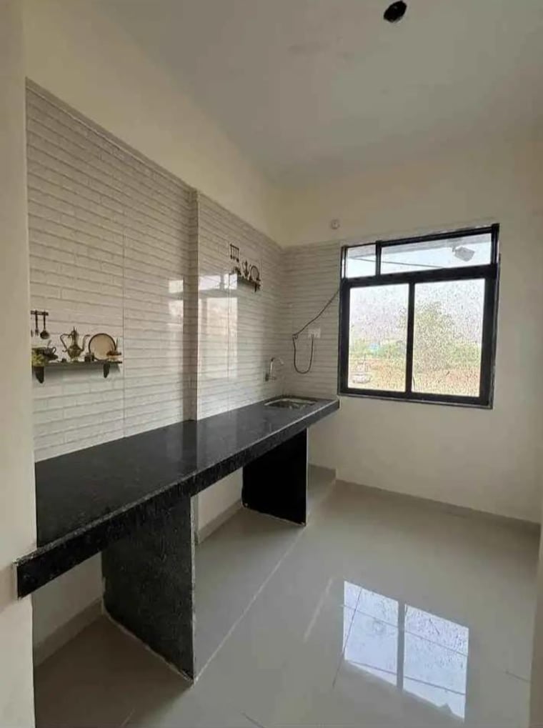 Kitchen, ashish-chs-bhayander-east 1 Bedroom 555 Sq.Ft. Apartment In Bhayandar East Thane 9245599