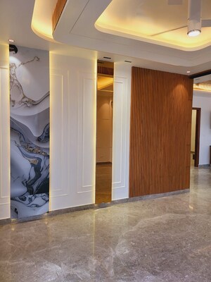 Living Room in 4 BHK Builder Floor at Puri Aman Vilas, Sector 89 – for Sale