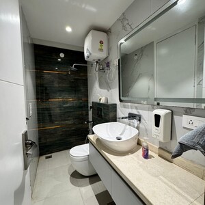 Attached Bathroom in 4 BHK Apartment at Birla Navya, Sector 63a – for Rent