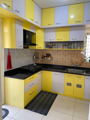 Kitchen in 3 BHK Apartment at President Leon, Yelahanka – for Rent