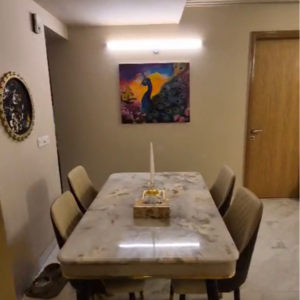 Living Room in 3 BHK Apartment at M3M Heights, Sector 65 – for Rent