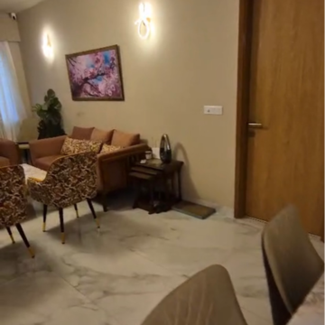 Living Room in 3 BHK Apartment at M3M Heights, Sector 65 – for Rent